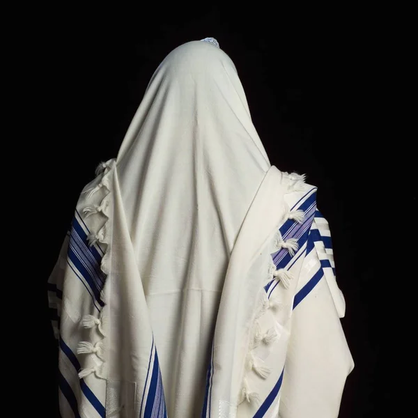 Símbolos Judaica Oración Shawl — Foto de Stock