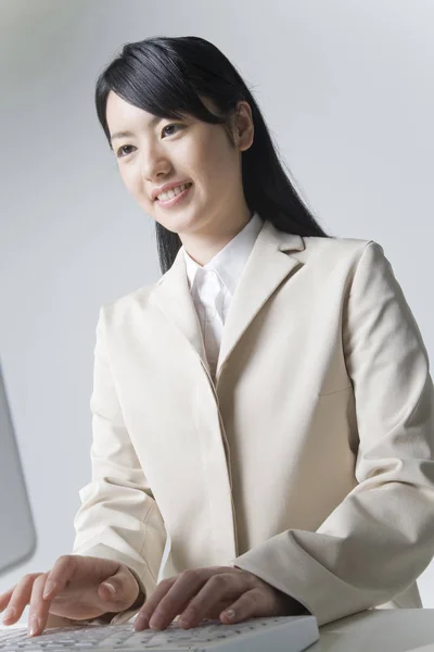 日本亚洲女职员 — 图库照片