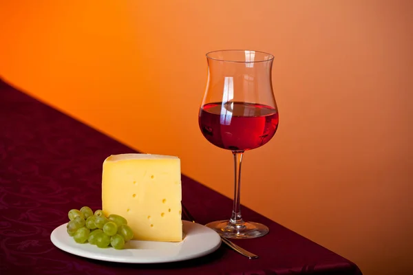 葡萄和红酒 — 图库照片