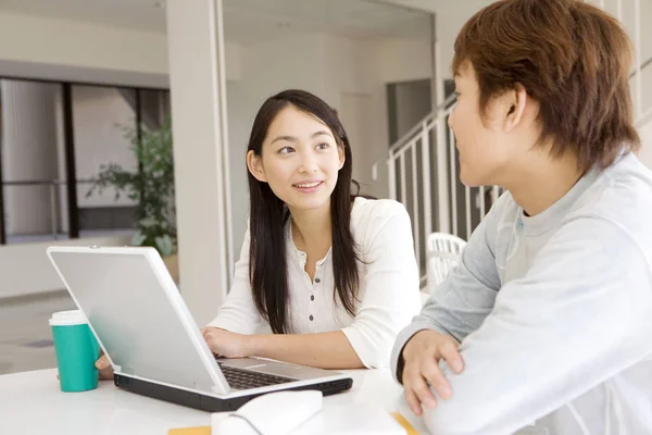 Young Asian Business People Working Together Office Royalty Free Stock Photos