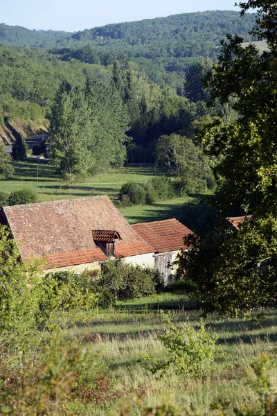 Natural Landscape Dordogne — Stock Photo, Image