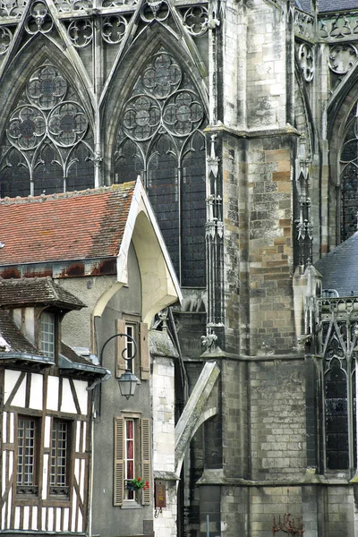 Kathedrale Von Troyes Aube — Stockfoto