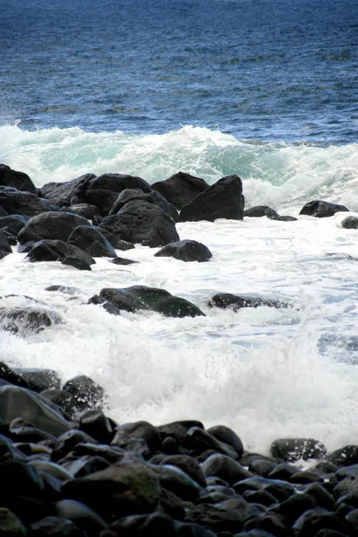 Vue Panoramique Sur Mer Mise Point Sélective — Photo