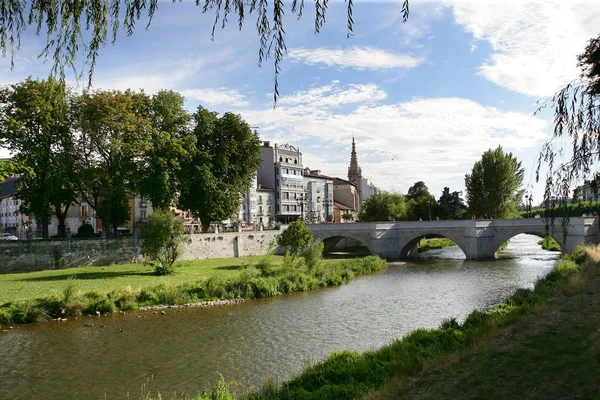 Rio Arlanzon Burgos España — Fotografia de Stock