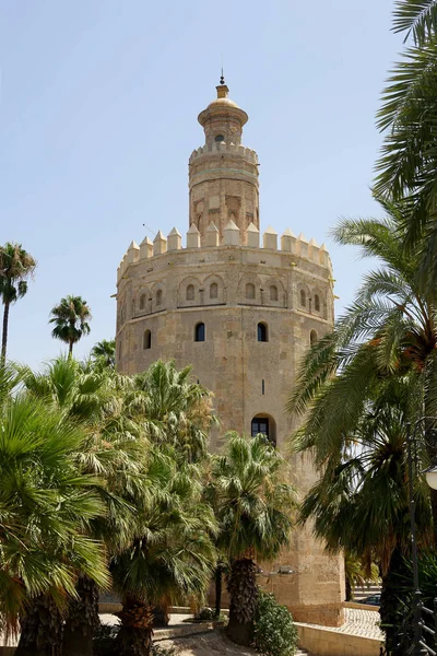 Torre Oro Seville Spanyolország — Stock Fotó
