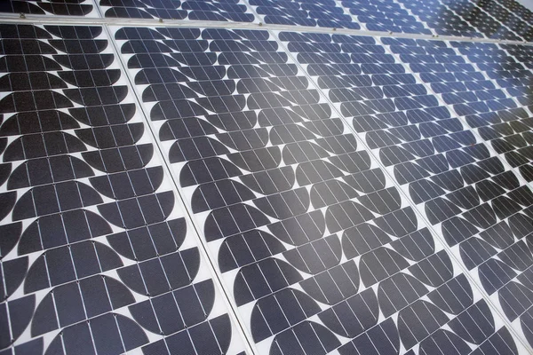Panele Słoneczne Energia Alternatywna — Zdjęcie stockowe