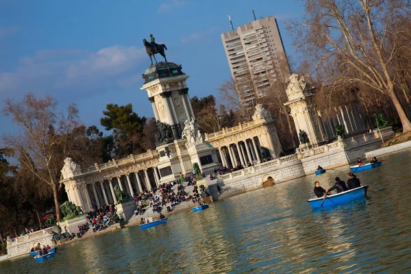 Retiro Madrid Spanien — Stockfoto