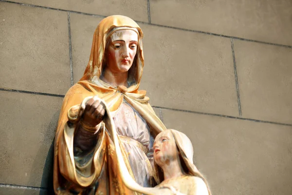 Sculpture Virgin Mary — Stock Photo, Image