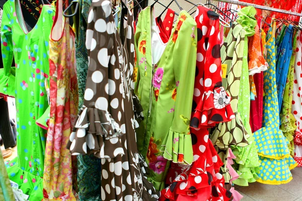 Bufandas Coloridas Sombreros Venta Tienda — Foto de Stock