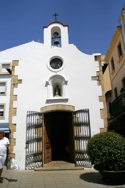 Vista Panorâmica Belo Edifício Capela — Fotografia de Stock