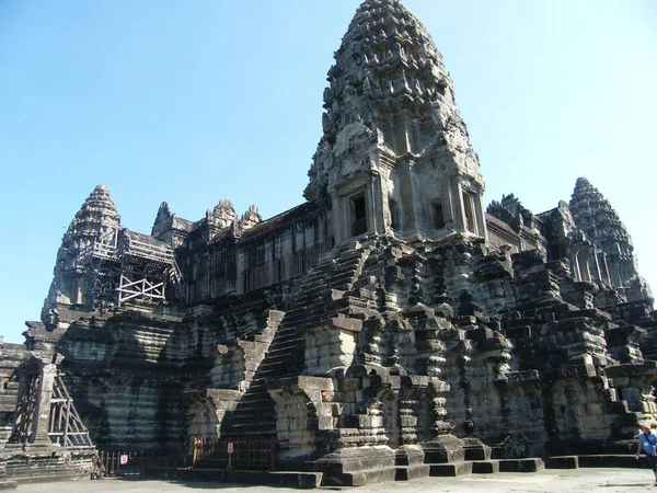 Cambogia Angkor Tempio Angkor Wat — Foto Stock