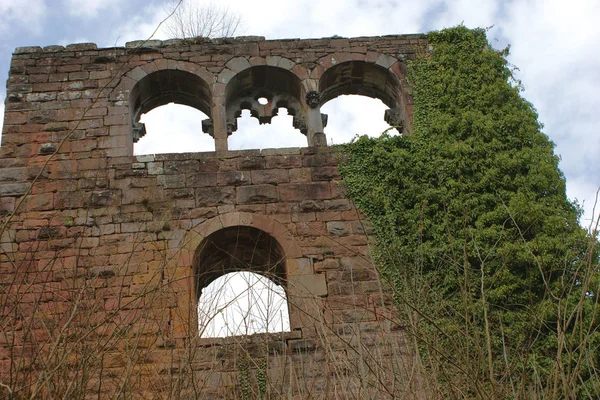 Ruines Château Wildenberg Près Amorbach — Photo