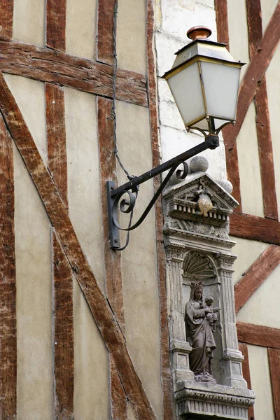 Fachada Semi Cronometrada Troyes Aube — Fotografia de Stock