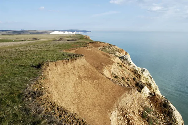 Seven Sisters Kayalıkları Ngiltere — Stok fotoğraf