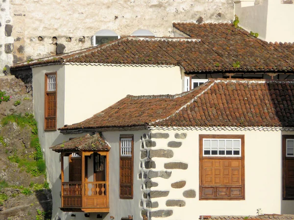 Gamla Hus Den Historiska Stadskärnan Obidos Portugal — Stockfoto