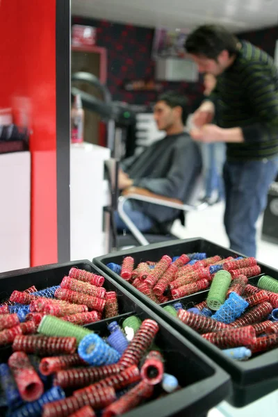 Cabello Una Peluquería — Foto de Stock