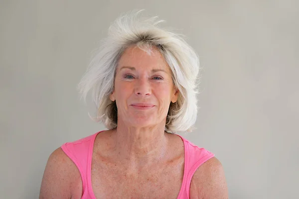 Portrait of a senior woman smiling