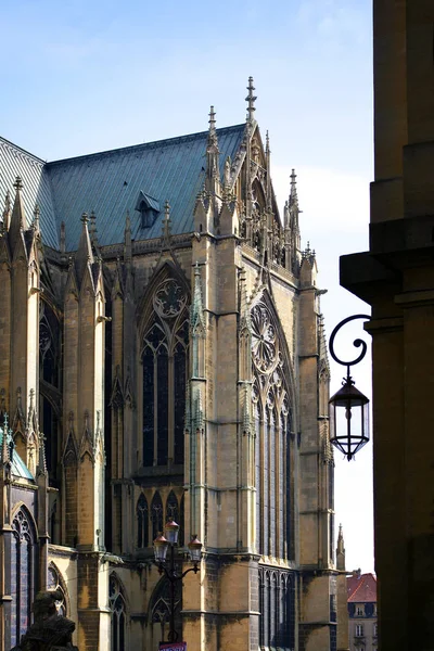 Kathedrale Saint Etienne Metz Lothringen — Stockfoto