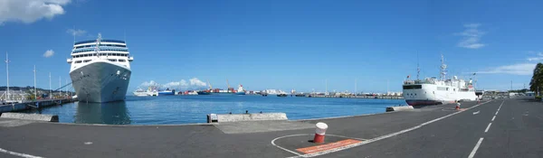 法属波利尼西亚 塔希提岛 海港全景 — 图库照片