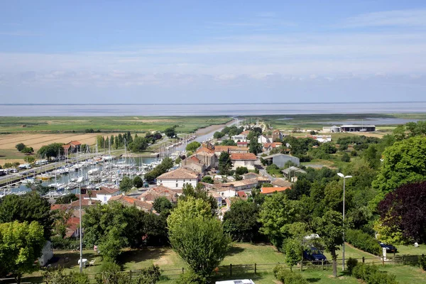 Översikt Över Mortagne Charente Maritime — Stockfoto