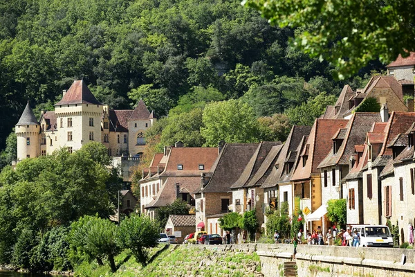 Dordogne Roque Gageac村 — 图库照片