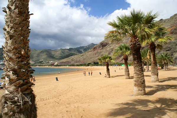 Playa Las Teresitas San Andreas Tenerife Spagna — Foto Stock