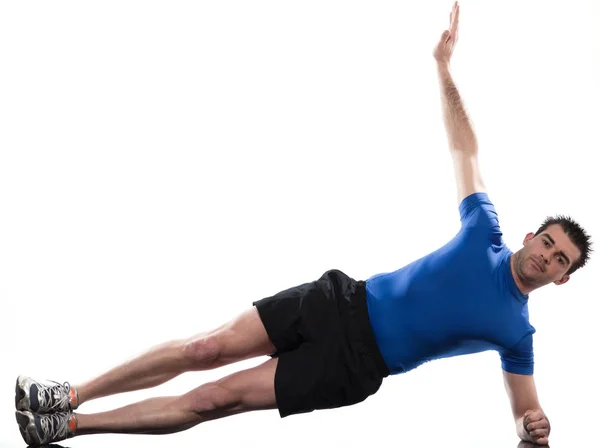 Bauch Workout Körperhaltung Boden Bauch — Stockfoto