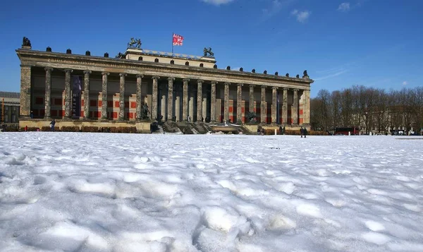 Muzeum Altes Zimą — Zdjęcie stockowe