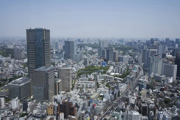 Vista Panorâmica Majestosa Cidade Urbana — Fotografia de Stock