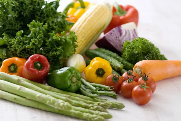 Zdravé Ekologické Potraviny Čerstvá Zelenina — Stock fotografie
