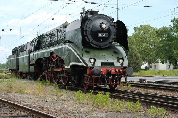 Velha Locomotiva Parque — Fotografia de Stock