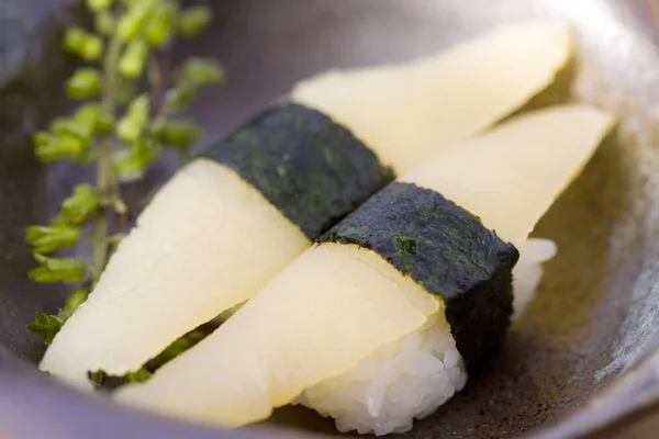 Sushi Mâncare Asiatică Pește — Fotografie, imagine de stoc