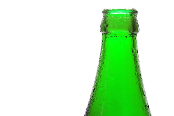 Botella Verde Con Condensación —  Fotos de Stock