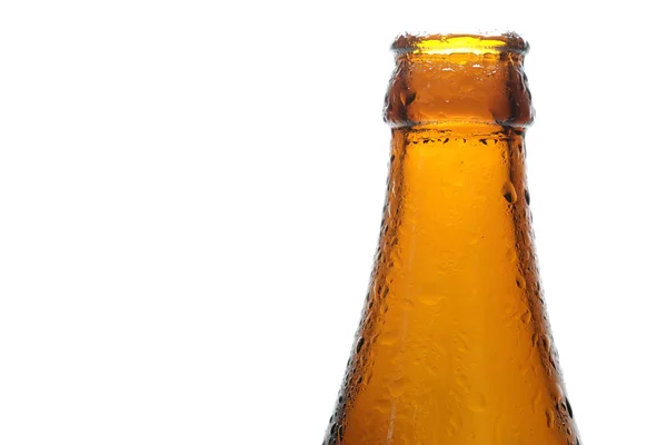 Bottiglia Birra Con Condensa — Foto Stock