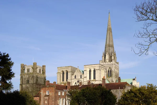 Catedral Chichester Sussex Inglaterra — Foto de Stock