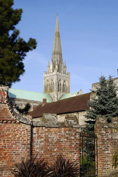 Catedral Chichester Sussex Inglaterra — Foto de Stock