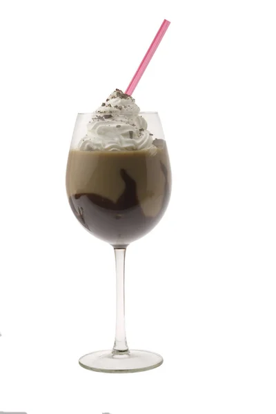 Bebida Mixta Mudslide Sobre Fondo Blanco — Foto de Stock