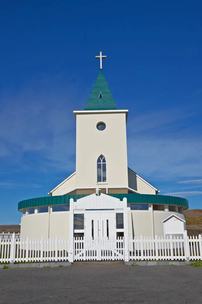 Chiesa Reykjahlid Islanda — Foto Stock