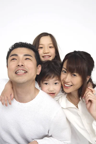 Retrato Una Familia Feliz Concepto Parentesco — Foto de Stock