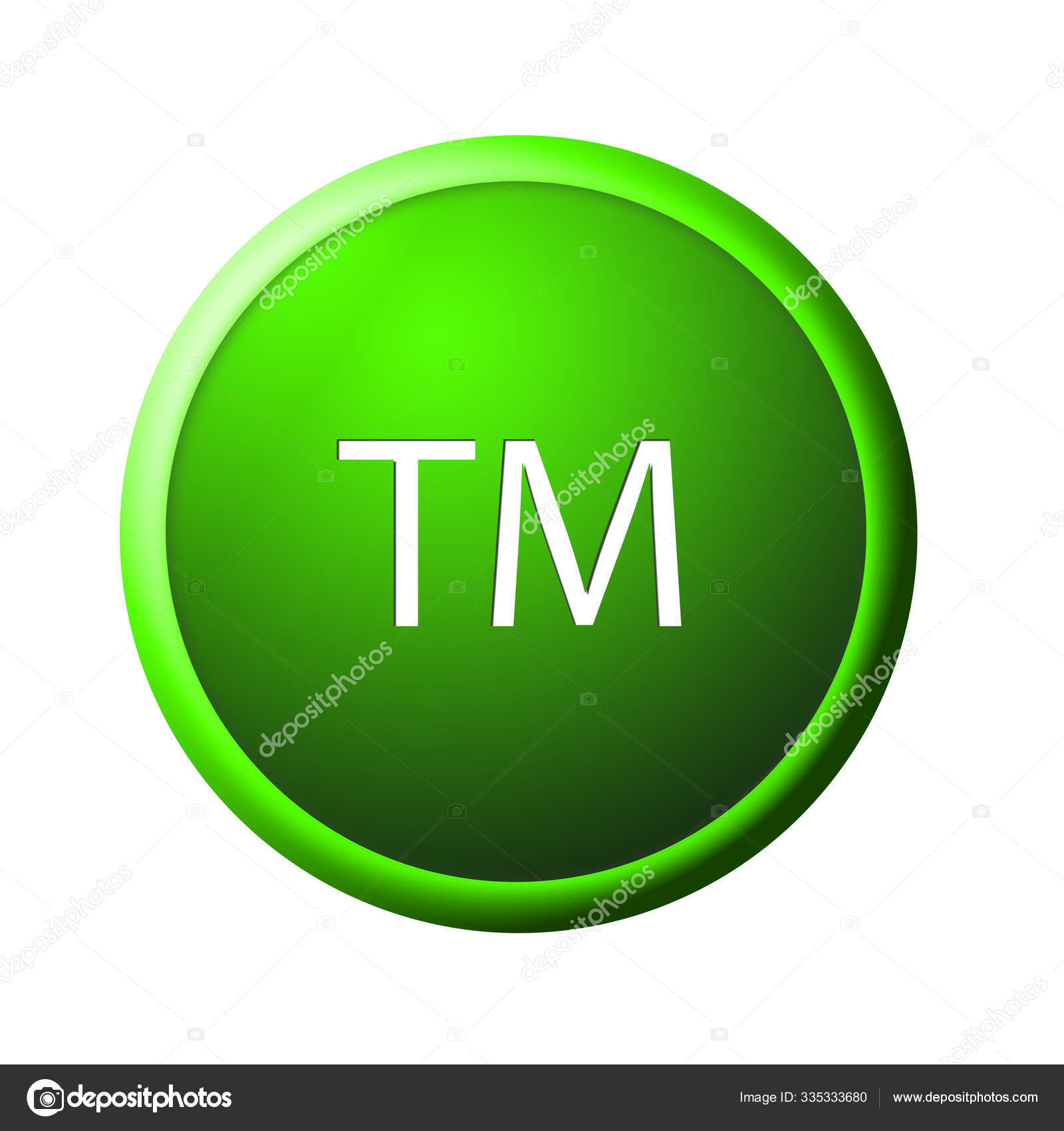 Trade Mark Button Graphic Illustration — Stock Photo ...