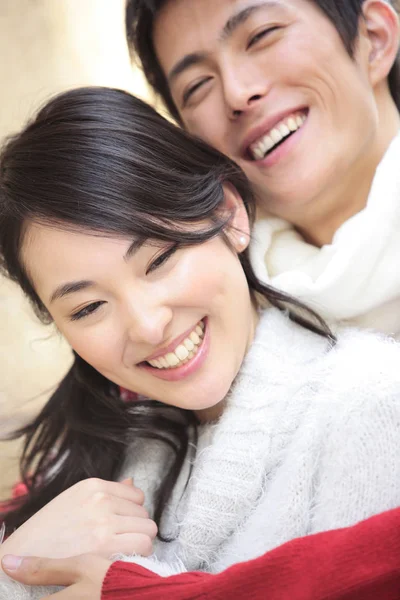 Retrato Casal Japonês — Fotografia de Stock