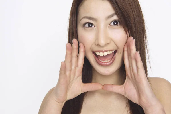 일본젊은 여성의 — 스톡 사진