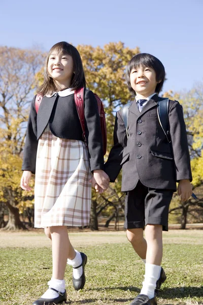 Escuelas Primarias Japonesas Jardín — Foto de Stock