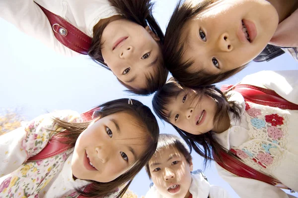 Japanese Primary Schoolchild Garden — Stock Photo, Image