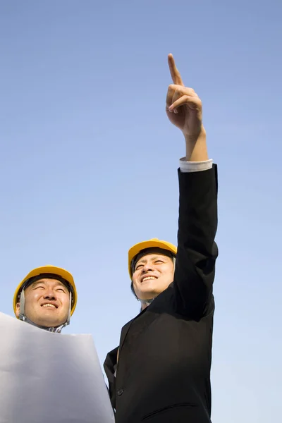 Trabajadores Etnia Asiática Trabajo — Foto de Stock