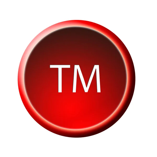 Trade Mark Button Graphic Illustration — Stock Photo, Image