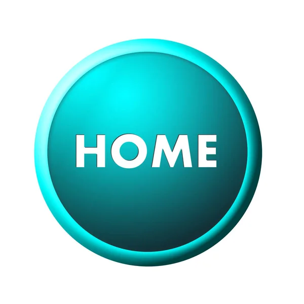 Home Button Graphic Illustration — Stock Photo, Image