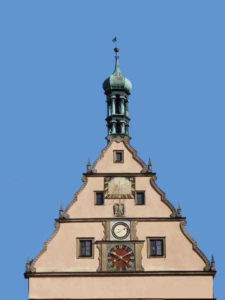 Rothenburg Der Tauber Una Ciudad Alemana Norte Baviera — Foto de Stock