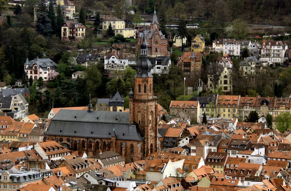 Malebný Pohled Majestátní Středověkou Architekturu — Stock fotografie