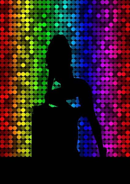 Sexy Disco Küken Illustration — Stockfoto